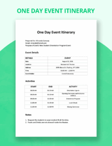 1 Day Event Schedule Template 1-day-event-schedule-template
