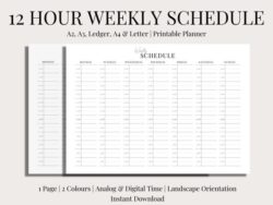 12 Hour Daily Schedule Template 12-hour-daily-schedule-template