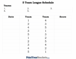 5 Team Baseball Schedule Template 5-team-baseball-schedule-template
