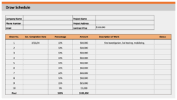 commercial-construction-draw-schedule-template