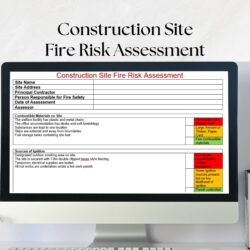 Construction Site Fire Risk Assessment Template construction-site-fire-risk-assessment-template