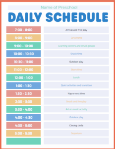 Daily Routine Preschool Schedule Template daily-routine-preschool-schedule-template