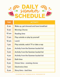 Editable Summer Daily Schedule Template editable-summer-daily-schedule-template