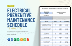 Electrical Preventive Maintenance Schedule Template electrical-preventive-maintenance-schedule-template
