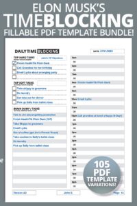 Elon Musk Daily Schedule Template elon-musk-daily-schedule-template