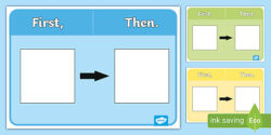First Then Visual Schedule Template first-then-visual-schedule-template