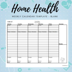home-health-care-schedule-template