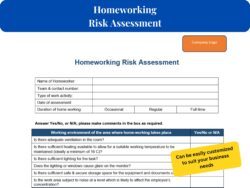 Home Working Risk Assessment Template home-working-risk-assessment-template