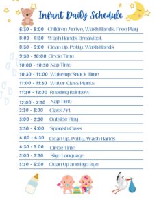 Infant Schedule Template for Daycare infant-schedule-template-for-daycare