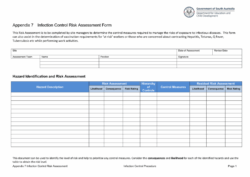 Infectious Disease Risk Assessment Template infectious-disease-risk-assessment-template