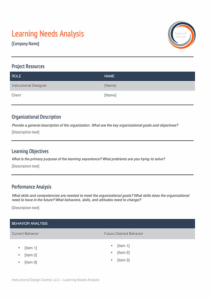 Instructional Design Needs Assessment Template instructional-design-needs-assessment-template