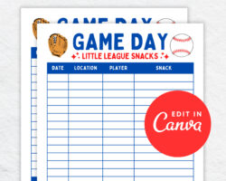 Little League Snack Schedule Template little-league-snack-schedule-template