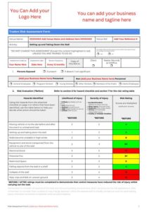 market-stall-risk-assessment-template