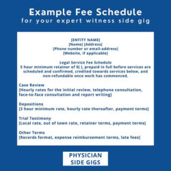 medical-expert-witness-fee-schedule-template