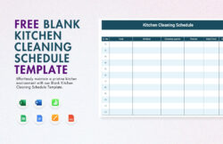 Office Kitchen Cleaning Schedule Template office-kitchen-cleaning-schedule-template