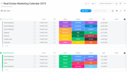 real-estate-marketing-schedule-template