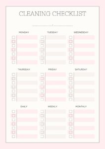 Simple Weekly Cleaning Schedule Template simple-weekly-cleaning-schedule-template