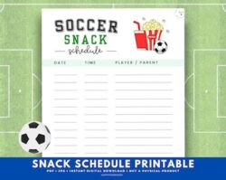 Soccer Team Snack Schedule Template soccer-team-snack-schedule-template