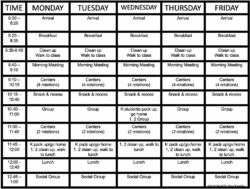Special Education Classroom Schedule Template special-education-classroom-schedule-template