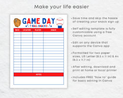 T Ball Snack Schedule Template t-ball-snack-schedule-template