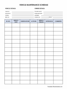 Vehicle Preventive Maintenance Schedule Template vehicle-preventive-maintenance-schedule-template