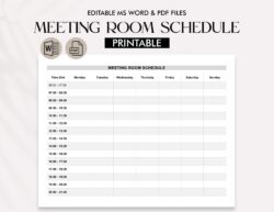 Weekly Conference Room Schedule Template weekly-conference-room-schedule-template