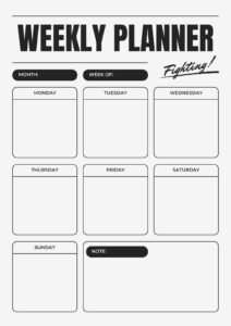 weekly-schedule-template-black-and-white