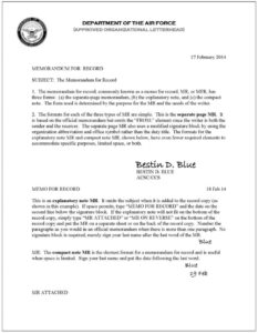 Air Force Memorandum for Record Template air-force-memorandum-for-record-template