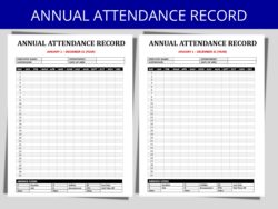 annual-attendance-record-template