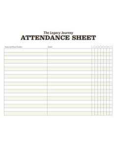 Church Attendance Record Template church-attendance-record-template