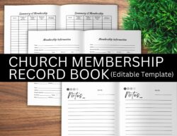 church-membership-record-template