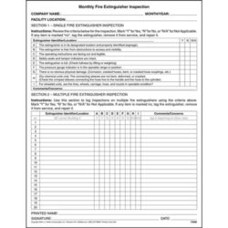Fire Extinguisher Inspection Record Template fire-extinguisher-inspection-record-template