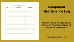 Machinery Maintenance Record Template machinery-maintenance-record-template