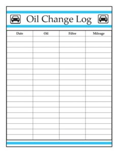 Oil Change Record Template oil-change-record-template