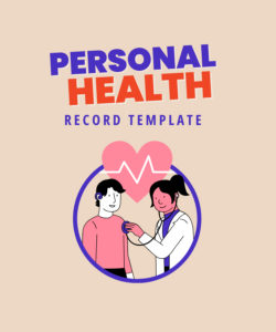 Personal Health Record Template