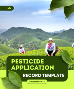 Pesticide Application Record Template Pesticide Application Record Template