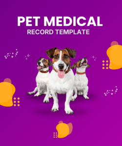 Pet Medical Record Template