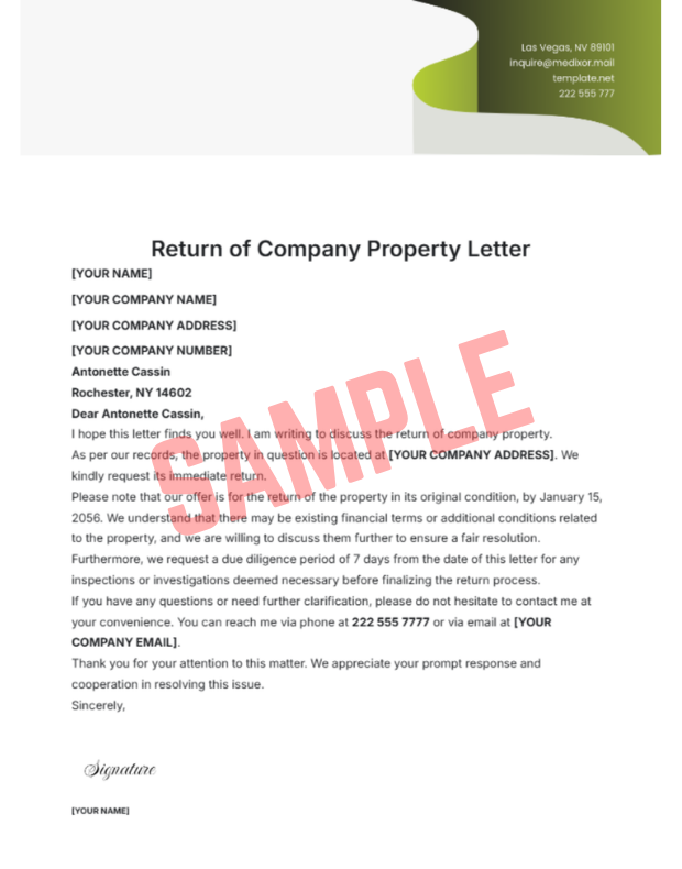 Moving Business Premises Letter Template