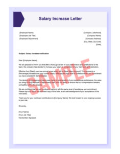 National Minimum Wage Increase Letter Template National Minimum Wage Increase Letter Template
