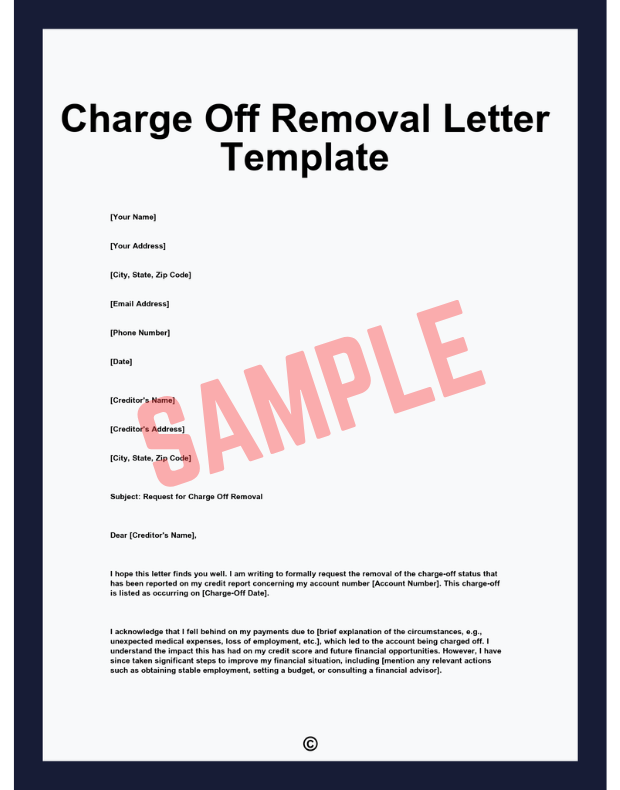 Negotiate A Complete Removal Letter Template